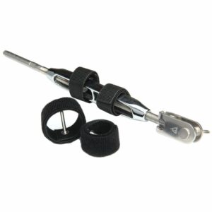Image 1: C. Sherman Johnson Wrap Pins Hook & Loop Pin Locking Devices for Open Body Turnbuckles 7/16" & 1/2" - 2-Pack
