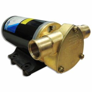 Image 1: Jabsco Ballast King Bronze DC Pump w/o Switch - 15 GPM