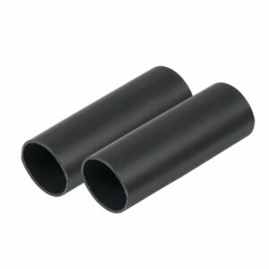 Image 1: Ancor Battery Cable Adhesive Lined Heavy Wall Battery Cable Tubing (BCT) - 1" x 3" - Black - 2 Pieces