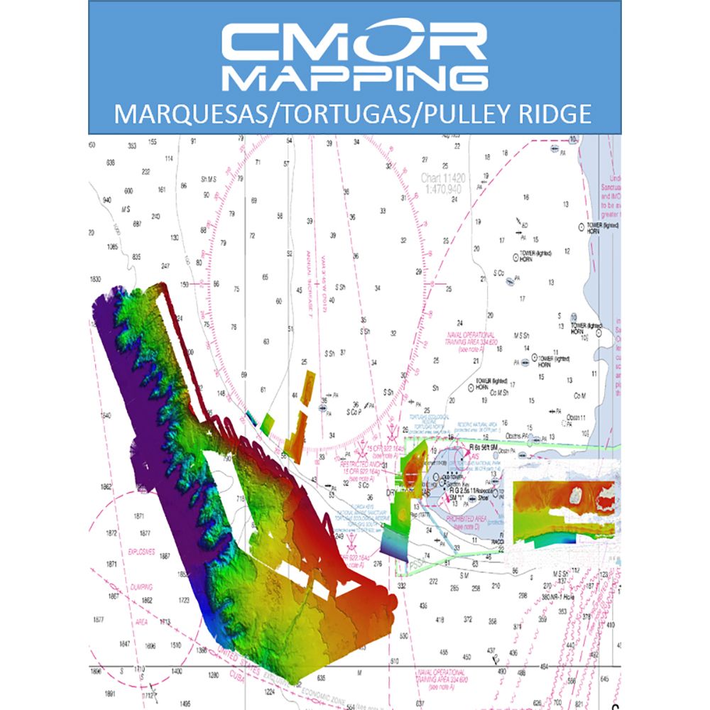 Image 1: CMOR Mapping Marquesas, Tortugas, Pulley Ridge f/Raymarine