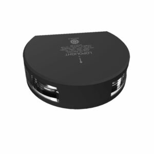 Image 1: Lopolight Series 201-010 - Masthead Light - 2NM - Vertical Mount - White - Black Housing