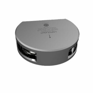 Image 1: Lopolight Series 201-011 - Masthead Light - 3NM - Vertical Mount - White - Silver Housing