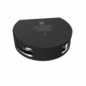 Image 1: Lopolight Series 201-011 - Masthead Light - 3NM - Vertical Mount - White - Black Housing