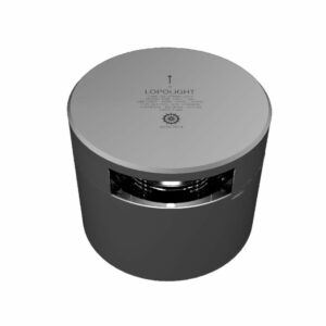 Image 1: Lopolight Series 301-105 - Stern Light - 3NM - Horizontal Mount - White - Silver Housing 