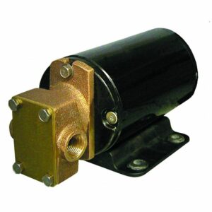 Image 1: GROCO Gear Pump 3/4" NPT Ports - 12V