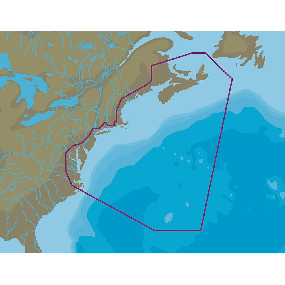 Image 1: C-MAP 4D NA-D062 Nova Scotia to Chesapeake Bay - microSD™/SD™