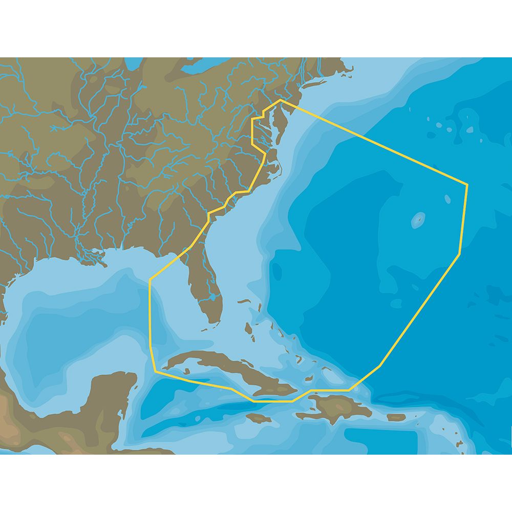 Image 1: C-MAP 4D NA-063 Chesapeake Bay to Cuba - microSD™/SD™