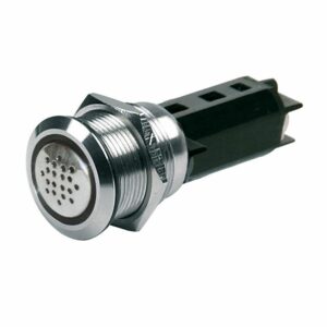Image 1: BEP Push-Button Switch 24V Buzzer - Red LED