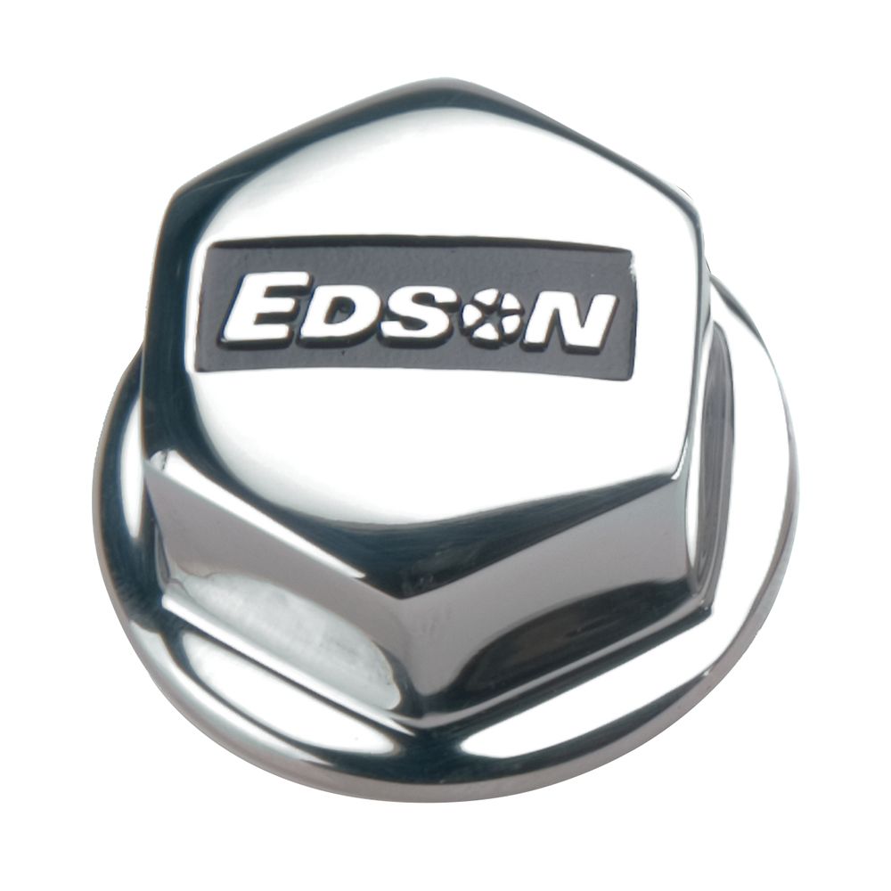 Image 1: Edson Stainless Steel Wheel Nut - 1"-14 Shaft Threads