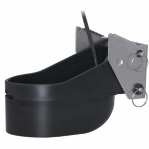 Image 1: Furuno TM185M Medium-Frequency CHIRP Transducer w/Temperature - Urethane Transom Mount w/Stainless Bracket