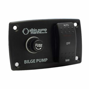 Image 1: Albin Group 3-Way Bilge Panel - 12/24V