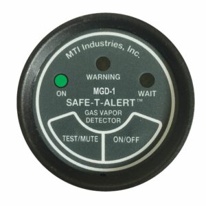 Image 1: Safe-T-Alert Gas Vapor Alarm UL 2" Instrument Case - Black