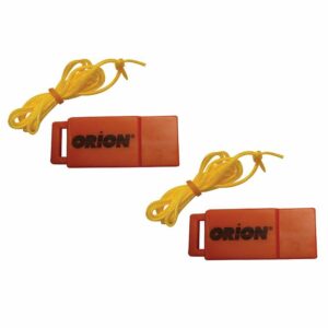 Image 1: Orion Safety Whistle w/Lanyards - 2-Pack