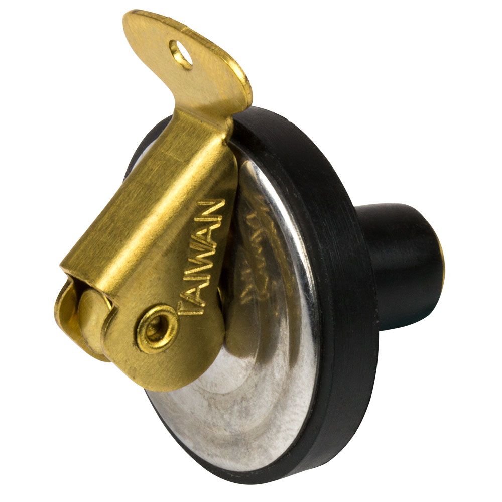 Image 1: Sea-Dog Brass Baitwell Plug - 3/8"