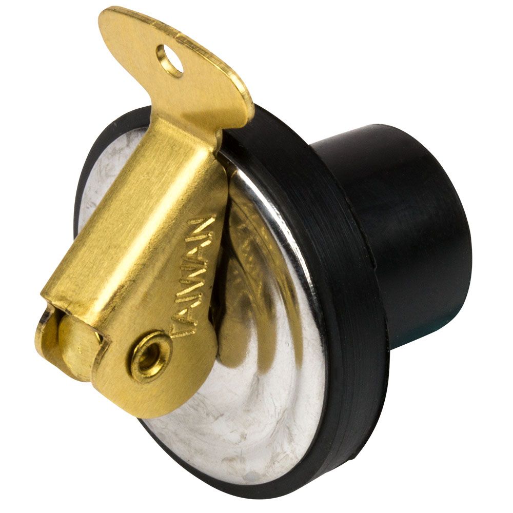Image 1: Sea-Dog Brass Baitwell Plug - 5/8"