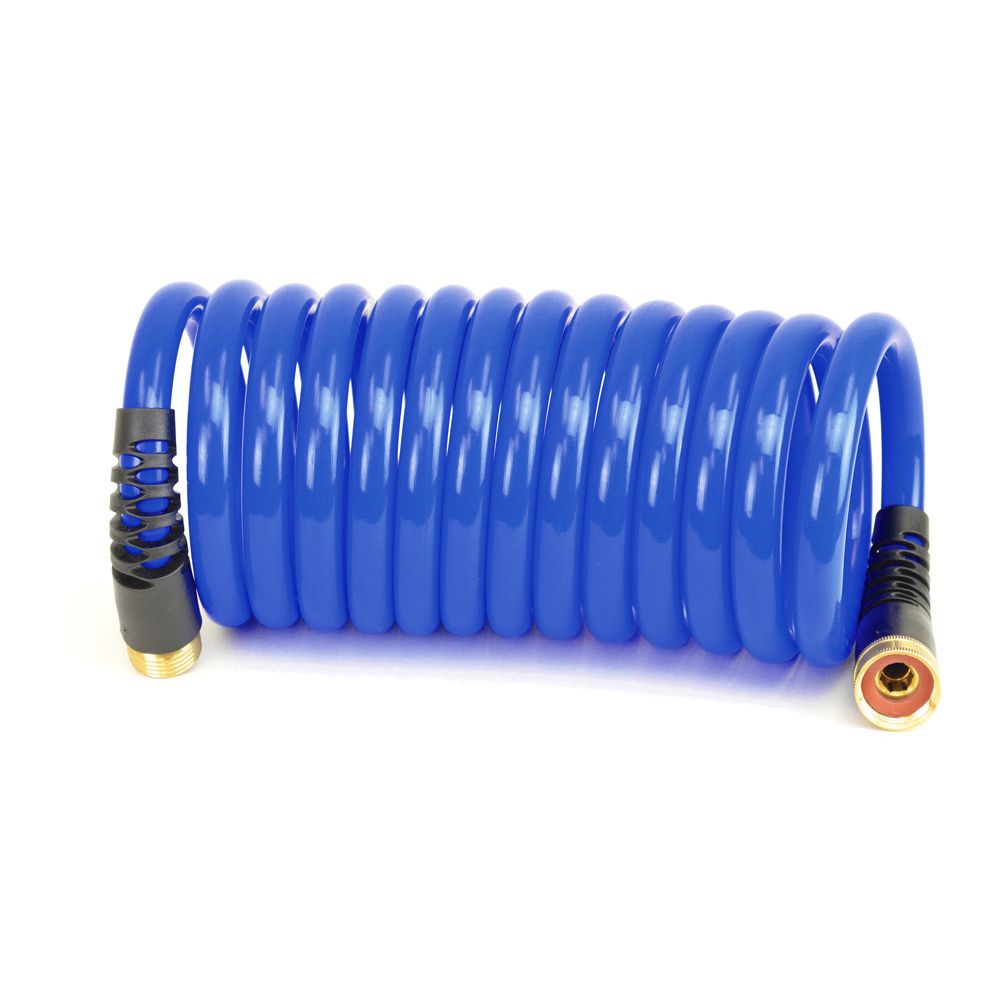 Image 1: HoseCoil PRO 15' w/Dual Flex Relief 1/2" ID HP Quality Hose