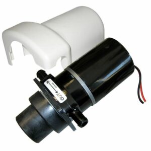 Image 1: Jabsco Motor/Pump Assembly f/37010 Series Electric Toilets - 24V
