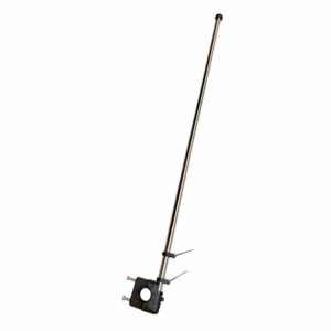 Image 1: Sea-Dog Stainless Steel Rail Mount Flagpole - 30"