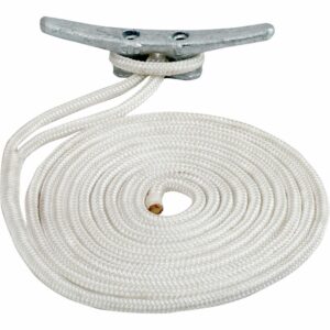 Image 1: Sea-Dog Double Braided Nylon Dock Line - 5/8" x 35' - White