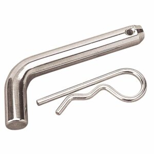Image 1: Sea-Dog Zinc Plated Steel Receiver Pin w/Clip