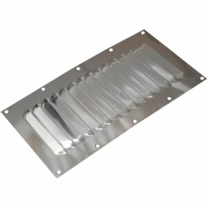 Image 1: Sea-Dog Stainless Steel Louvered Vent - 5" x 9"