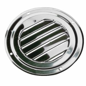 Image 1: Sea-Dog Stainless Steel Round Louvered Vent - 5"