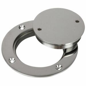 Image 1: Sea-Dog Stainless Steel Deck Plate - 3"