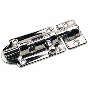 Image 1: Sea-Dog Barrel Bolt - Chrome Finish - 2-7/8"