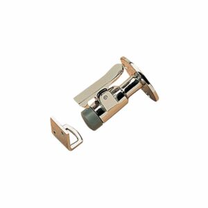 Image 1: Sea-Dog Door Stop & Catch - Chrome - 2"