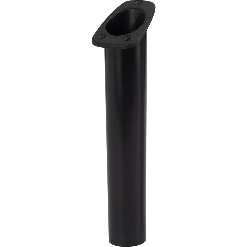 Image 1: Sea-Dog Narrow Gunnel Flush Mount Rod Holder - Black