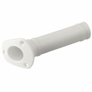 Image 1: Sea-Dog Flush Mount Rod Holder - White