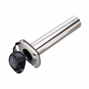 Image 1: Sea-Dog Stainless Steel 90° Flush Mount Rod Holder