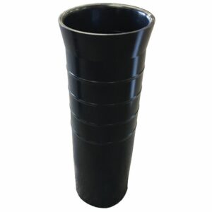 Image 1: Tigress 8-1/2 Flared Vinyl Replacement Insert Liner - Black