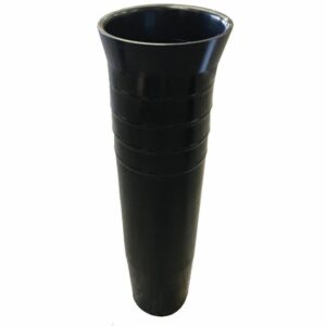 Image 1: Tigress 10" Flared Vinyl Replacement Insert Liner - Black