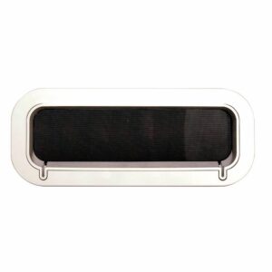 Image 1: Beckson Drain Port - 4" x 14" x 2"-Depth - White/Clear