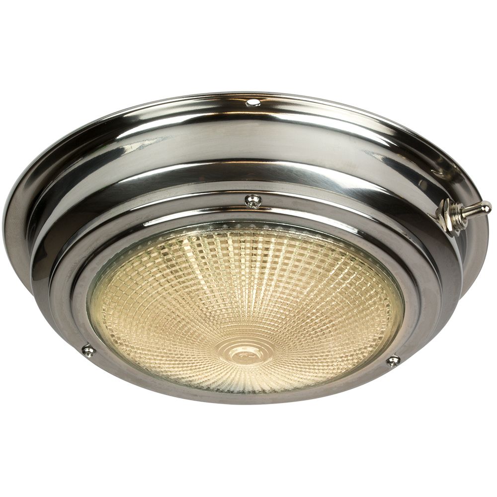 Image 1: Sea-Dog Stainless Steel Dome Light - 5" Lens