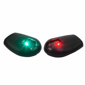 Image 1: Sea-Dog Black Side Mount LED Navigation Lights - 1 NM - Port & Starboard