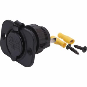 Image 1: Sea-Dog Round Power Socket - 12V