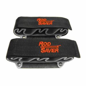 Image 1: Rod Saver Portable Side Mount w/Dual Lock 4 Rod Holder
