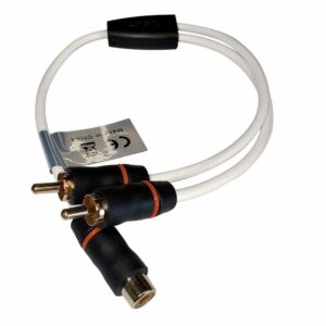 Image 1: Fusion RCA Cable Splitter - 1 Female to 2 Male - 1'