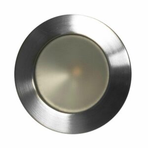 Image 1: Lunasea Gen 3 Indoor/Outdoor Recessed 3.5” LED Light - 2700K 85 CRI Dimmable COB LED - Warm White/Brushed SS Bezel