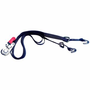 Image 1: Rod Saver PWC Rubber Ratchet Gunwale Tie-Down - 1" x 10'