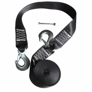 Image 1: Rod Saver Winch Strap Replacement w/Safety Strap - 20'