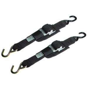 Image 1: Rod Saver Paddle Buckle Trailer Tie-Down - 2" x 4' - Pair