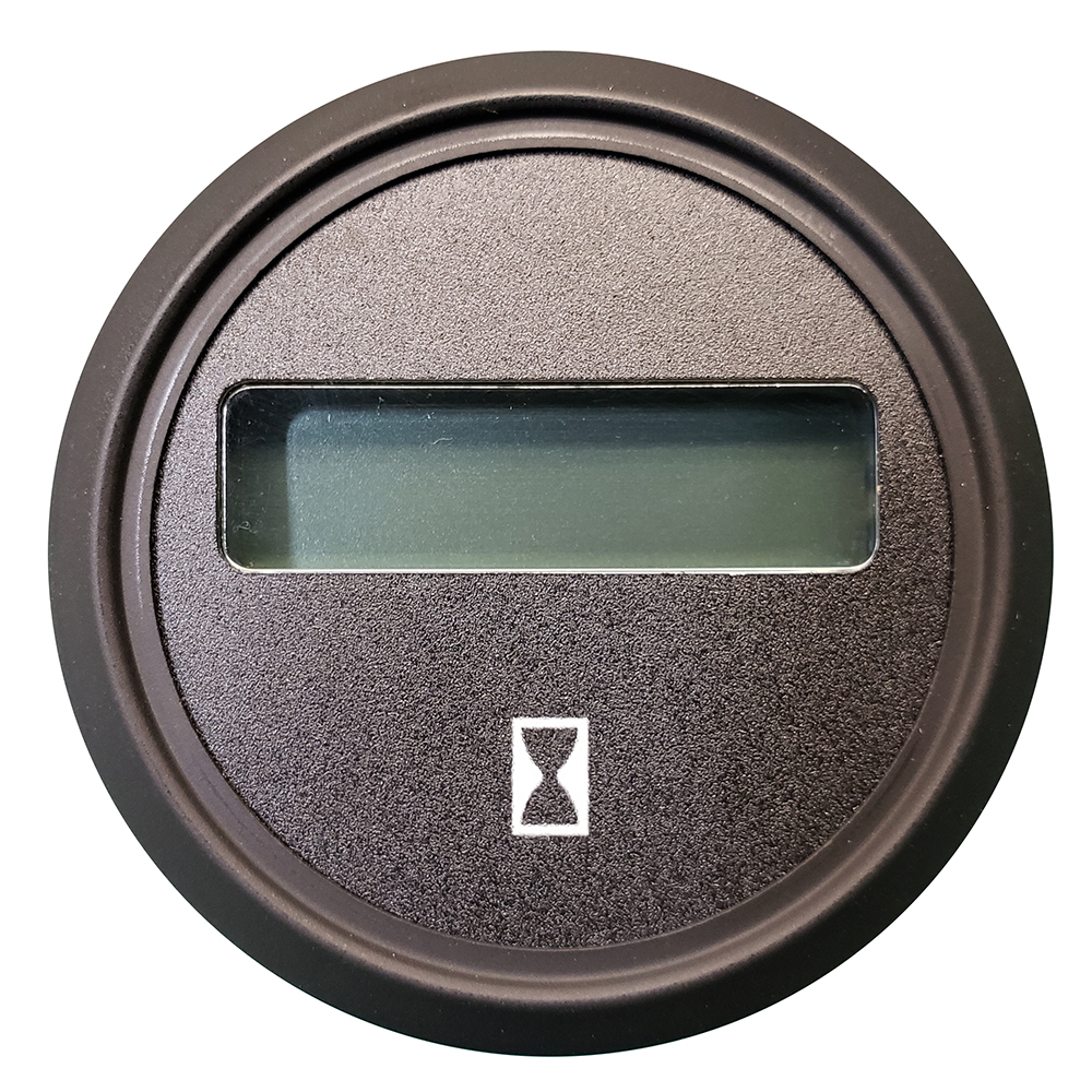 Image 1: Beede Euro Black 2" J1939 Hourmeter Gauge