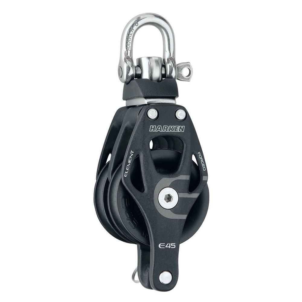 Image 1: Harken 45mm Double Element Block w/Swivel & Becket