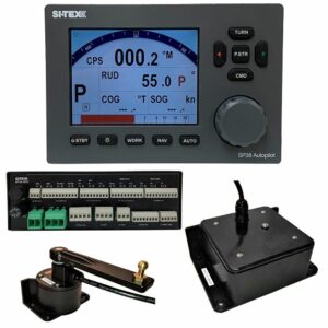 Image 1: SI-TEX SP38-2 Autopilot Core Pack Including Flux Gate Compass & Rotary Feedback, No Pump