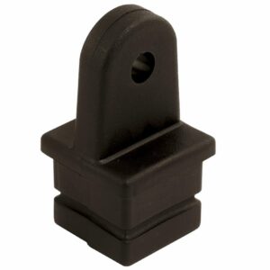 Image 1: Sea-Dog Nylon Square Tube Top Insert - Black - 1"