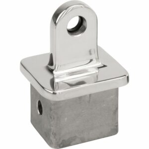 Image 1: Sea-Dog Stainless Square Tube Top Fitting