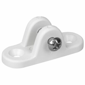 Image 1: Sea-Dog Nylon Small Deck Hinge - White